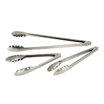 9-1/2" Extra-Heavy Stainless Steel Utility Tongs