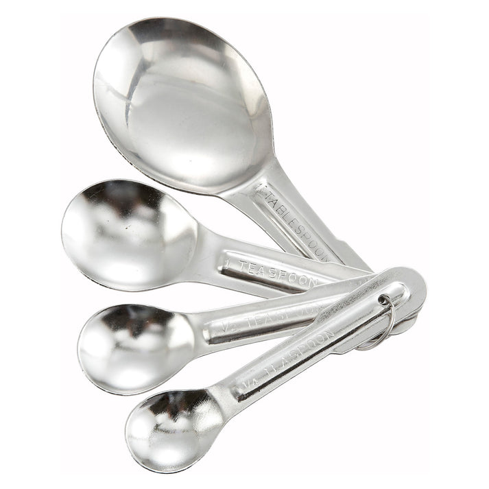 4-Piece Stainless Steel Measuring Spoon Set