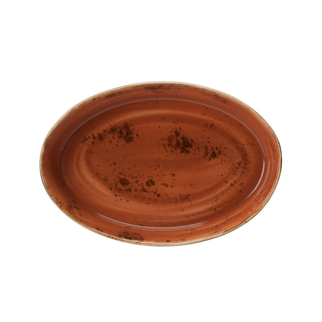 Oval Sole Dish L 8.5" W 5.5" (19.0 Oz) Craft Terracott