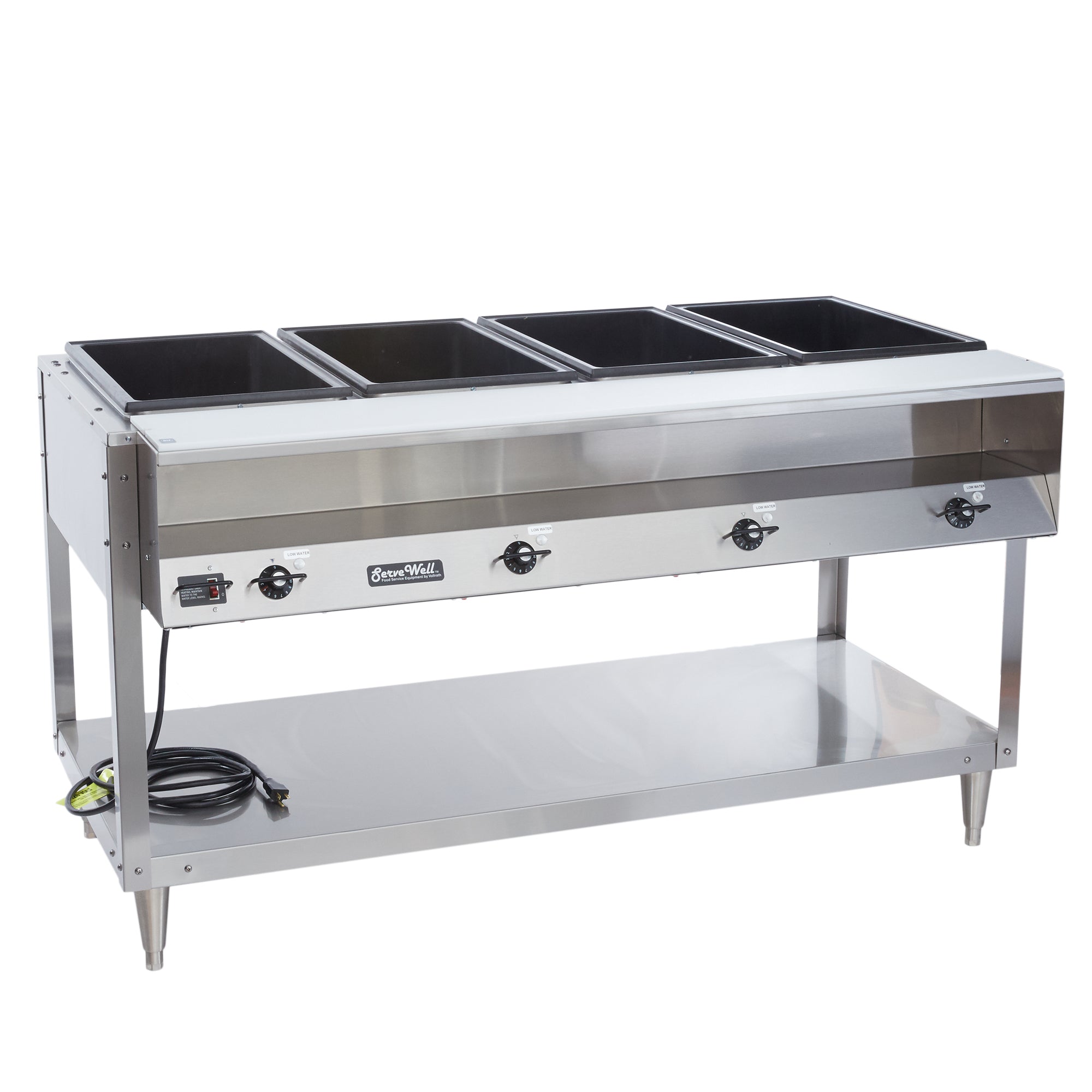 480-watt four-well ServeWell® Hot Food Station with 120-volt connection