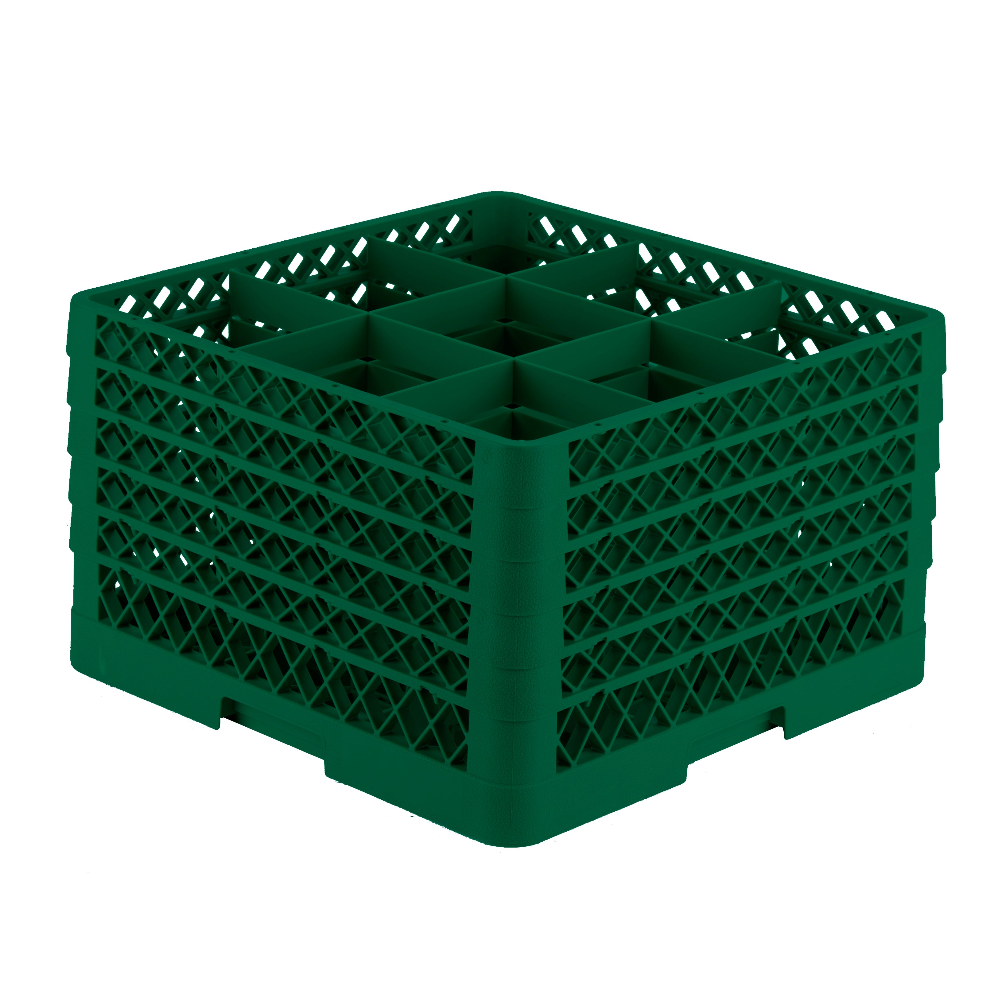 9-Compartment Square Traex® Full Size Compartment Racks