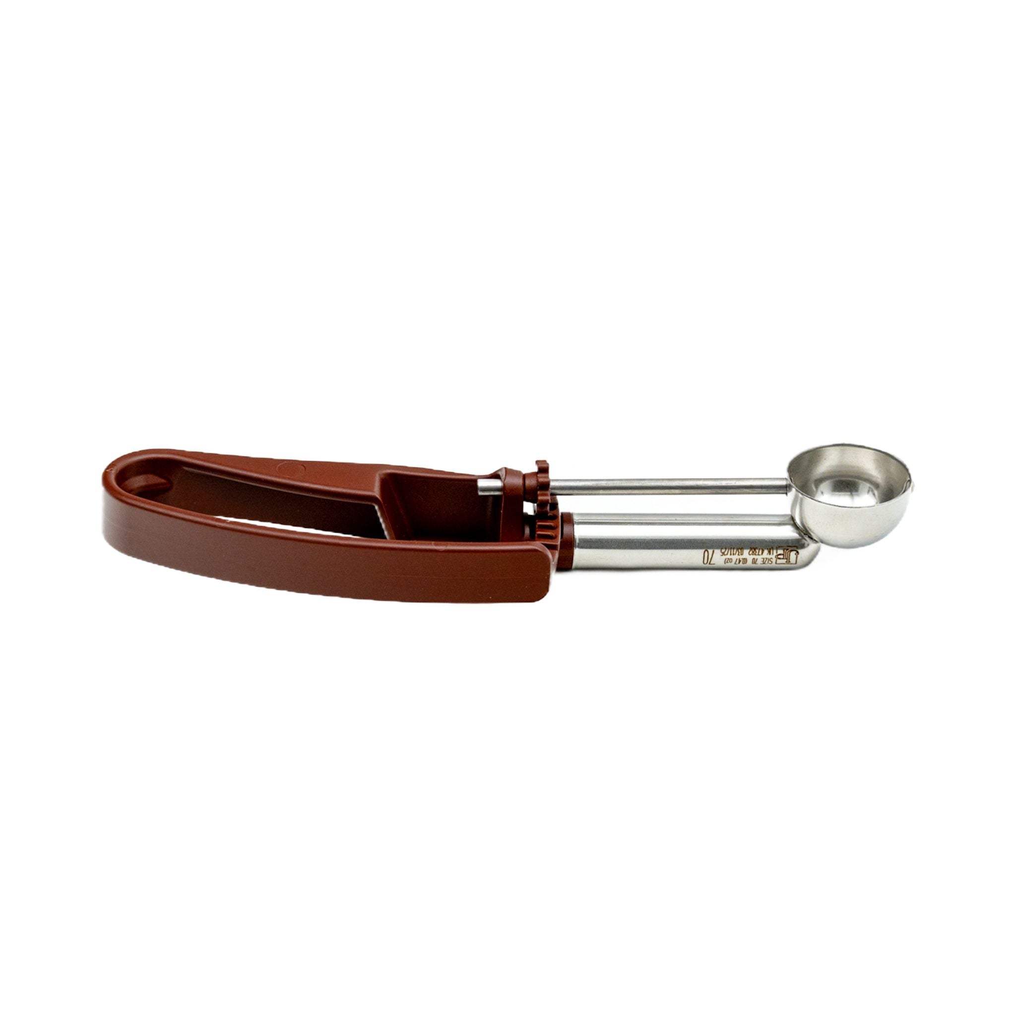 0.47 oz. Extended-Length Disher with Plum Squeeze Handle