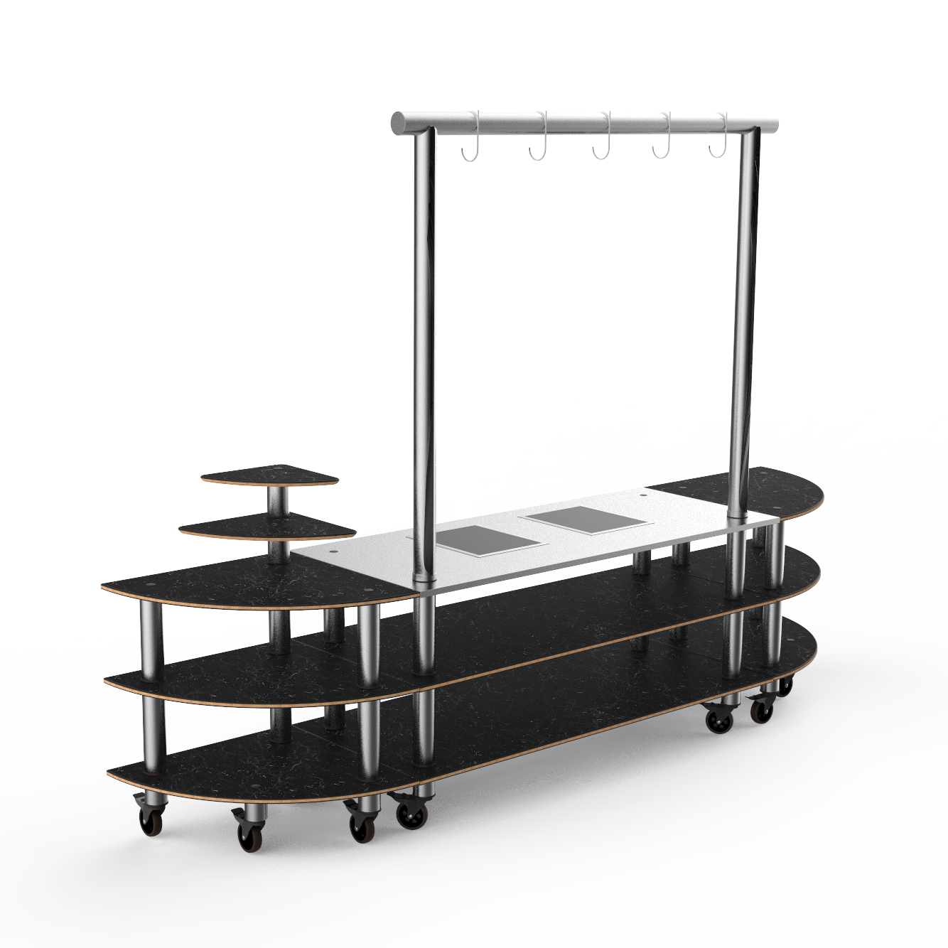 Streamline Arch Induction Station L 130.0" W 29.5" Modular