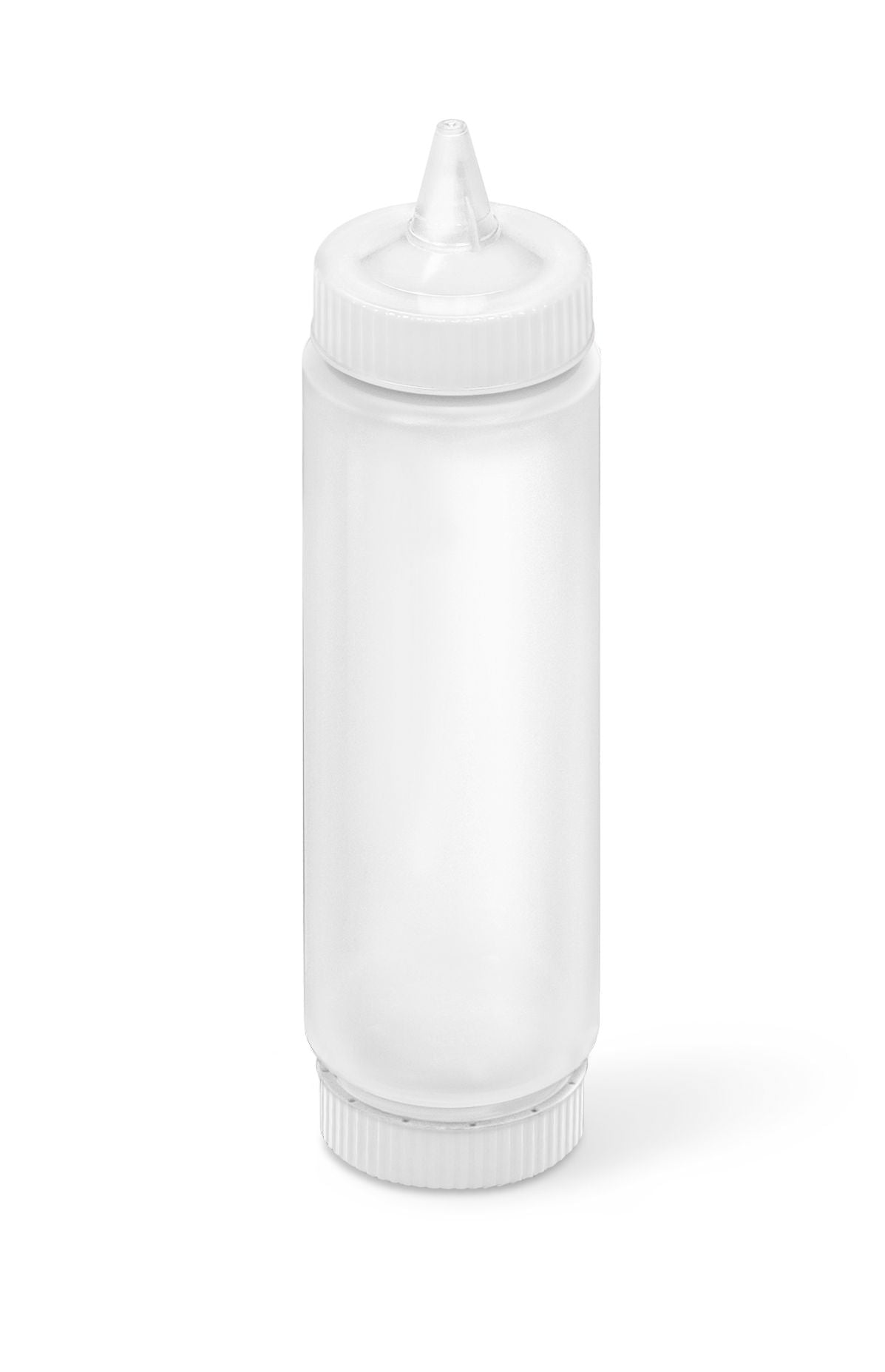 24 oz. Traex® Fifo Clear Squeeze Dispenser with Clear Single Tip and Base Cap