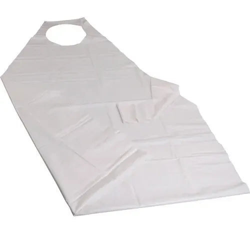 35 " White Vinyl Apron
