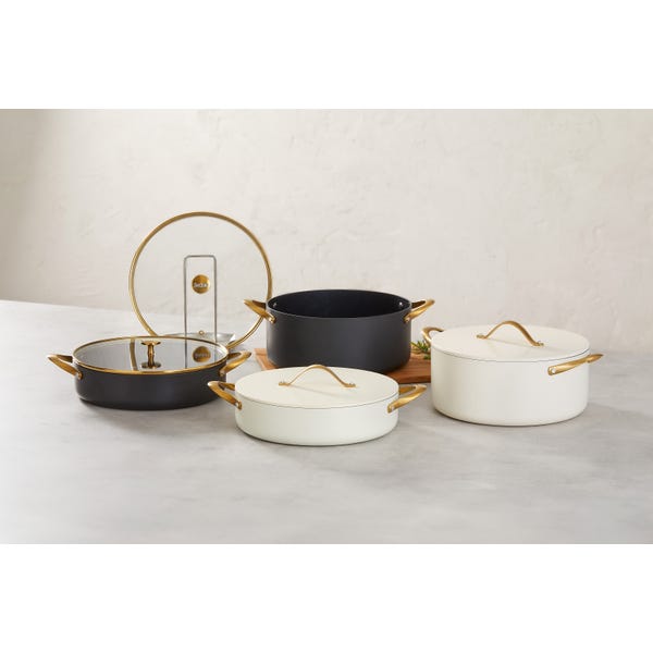Ambassador Buffet Chafing Dish 4 Qt Matte Black