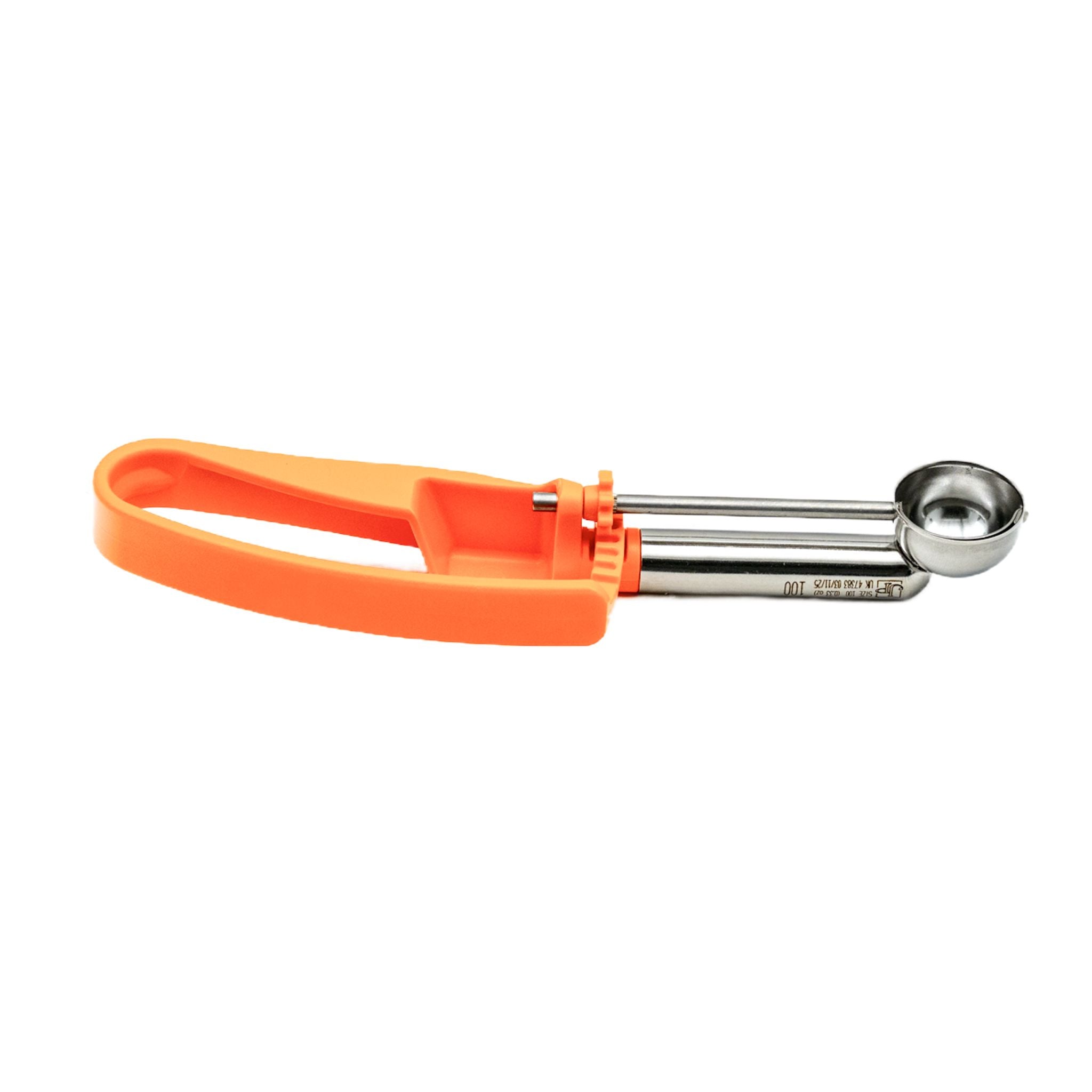 0.33 oz. Extended-Length Disher wth Orange Squeeze Handle