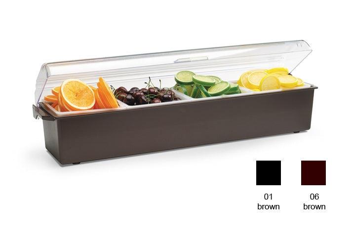 Traex® Kondi-Keeper™ Plastic Condiment Dispensers with 4 Quart Inserts