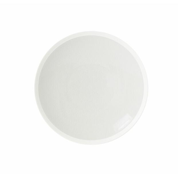 Jars Epure Plate S, 8.07"L x 8.07"W x 0.98"H, Quartz/White