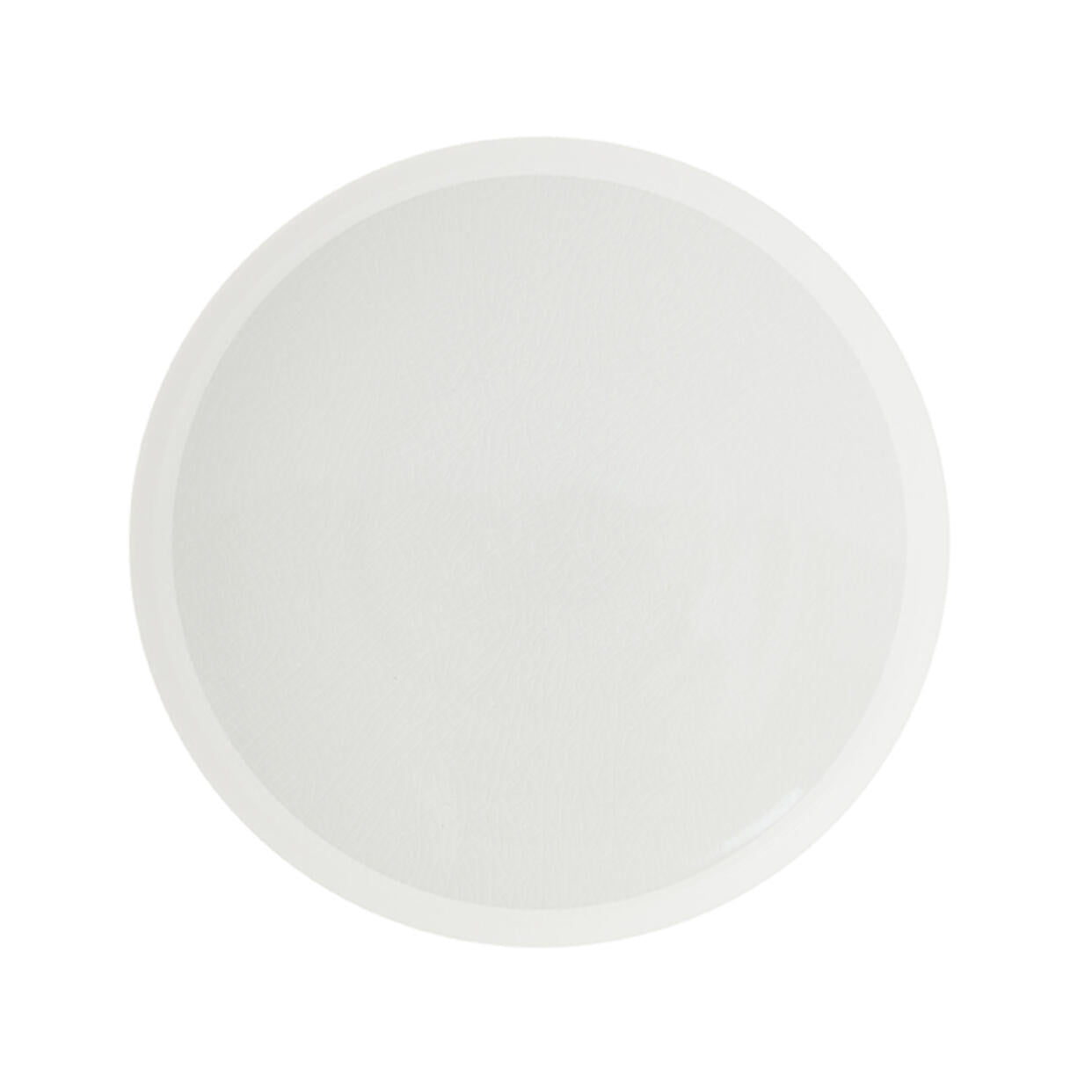 Jars Epure Plate L, 10.62"L x 10.62"W x 1.37"H, Quartz/White