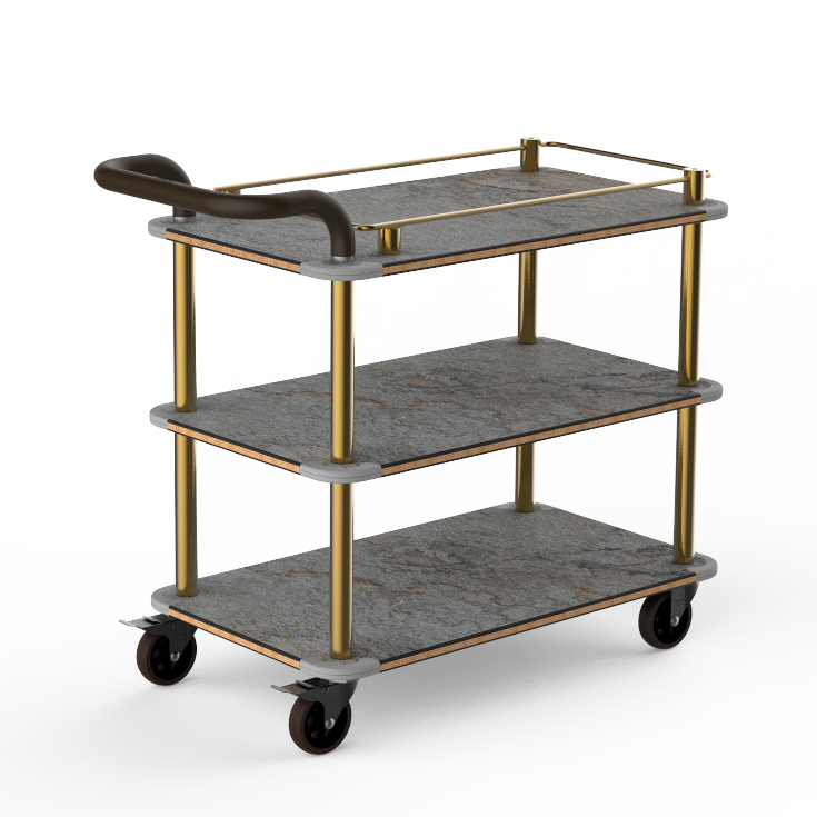 Top Border Cart L 41.5" W 21.0" Rollin