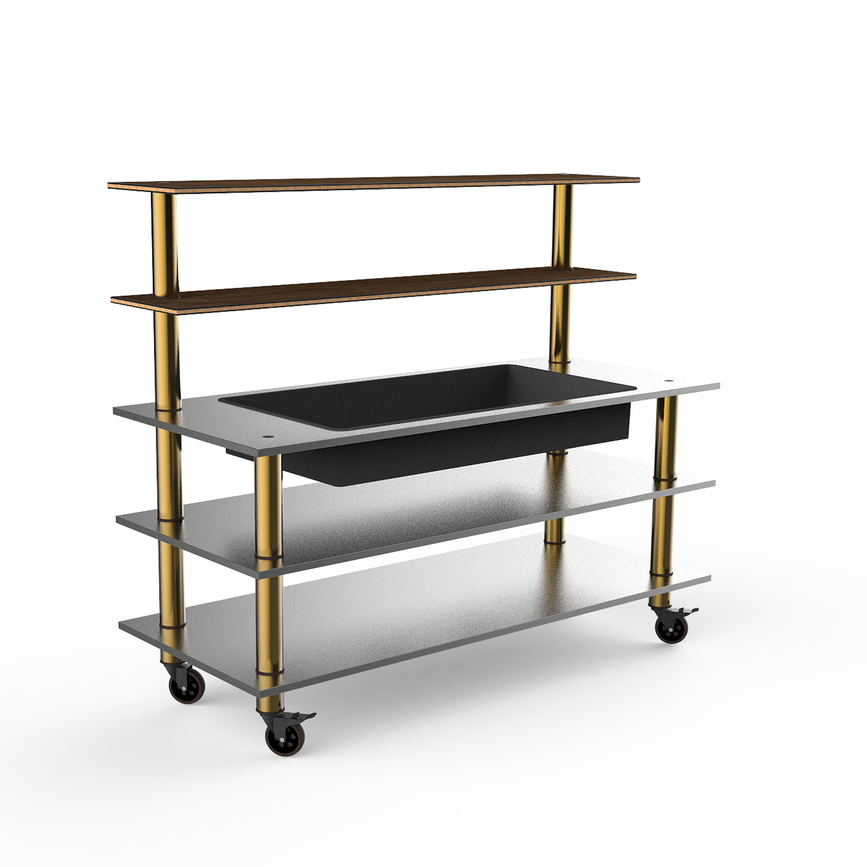 Pro Back Bar Station L 71.0" W 29.5" Modular