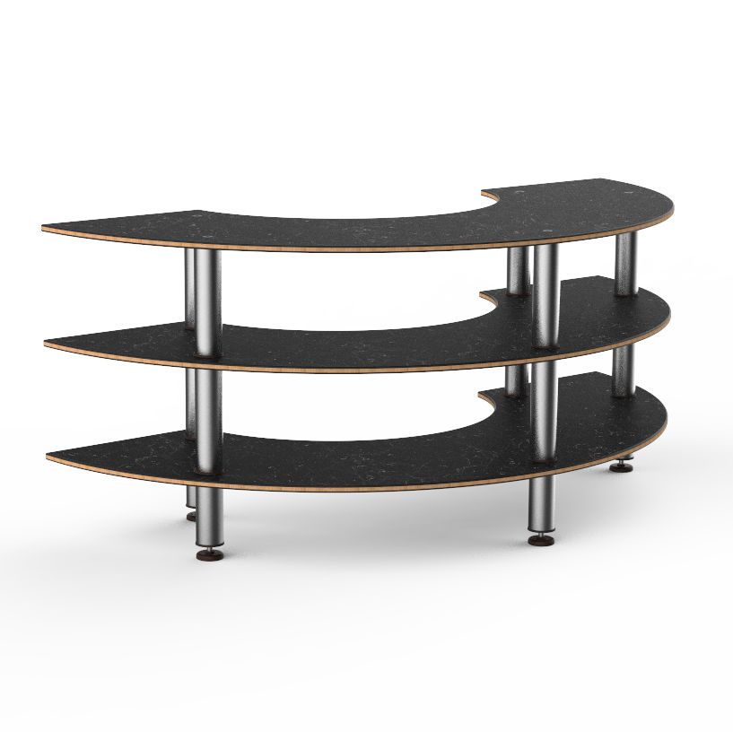 Creative Curved Station L 81.5" W 41.0" Modular