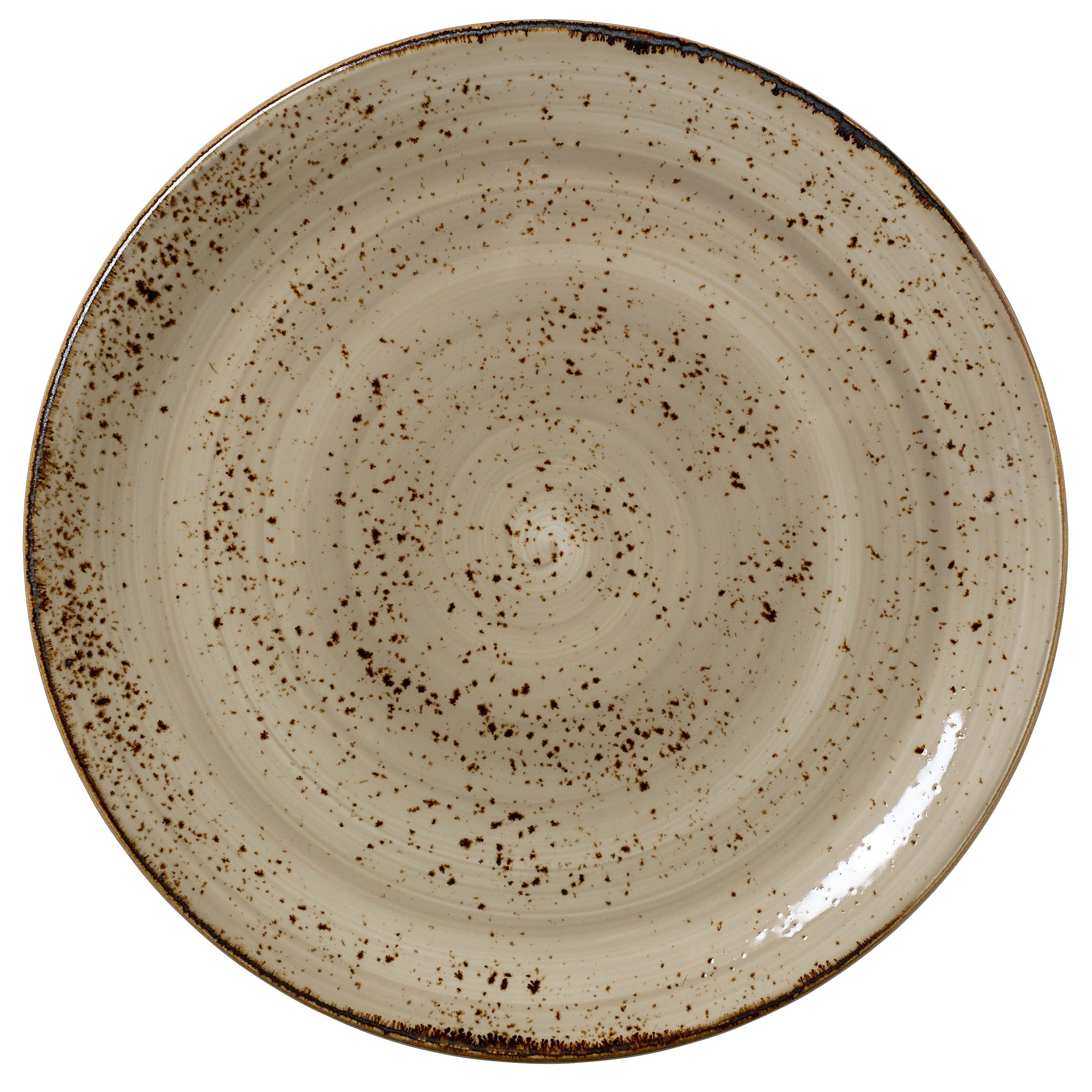 Taste Coupe Plate 11.75" Dia. Craft Porcini