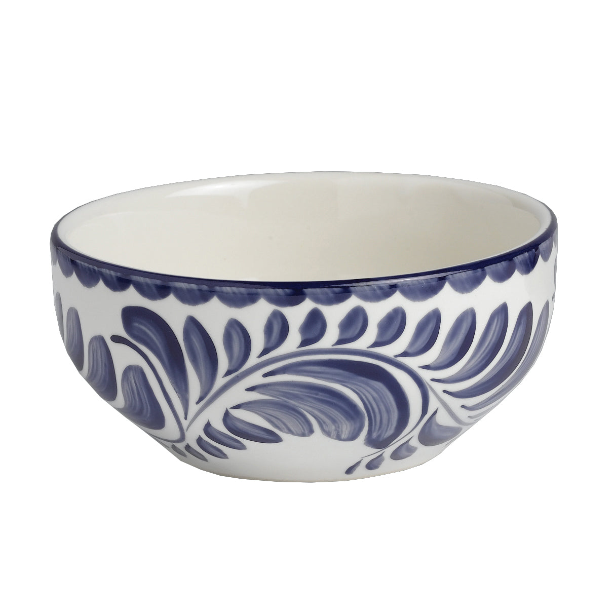 Oatmeal Bowl 5.0" Dia. (13.5 Oz) Puebla Blue