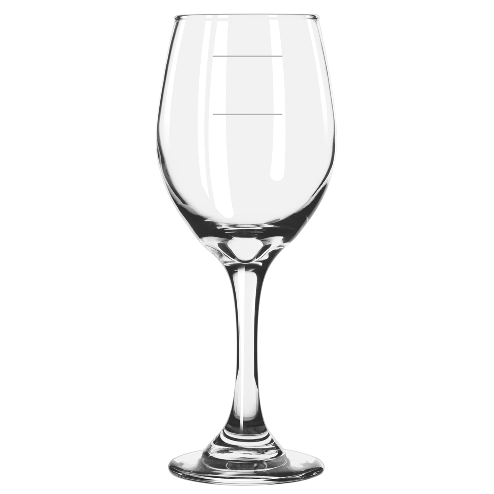 Perception 11 oz. Wine Glass with Pour Lines