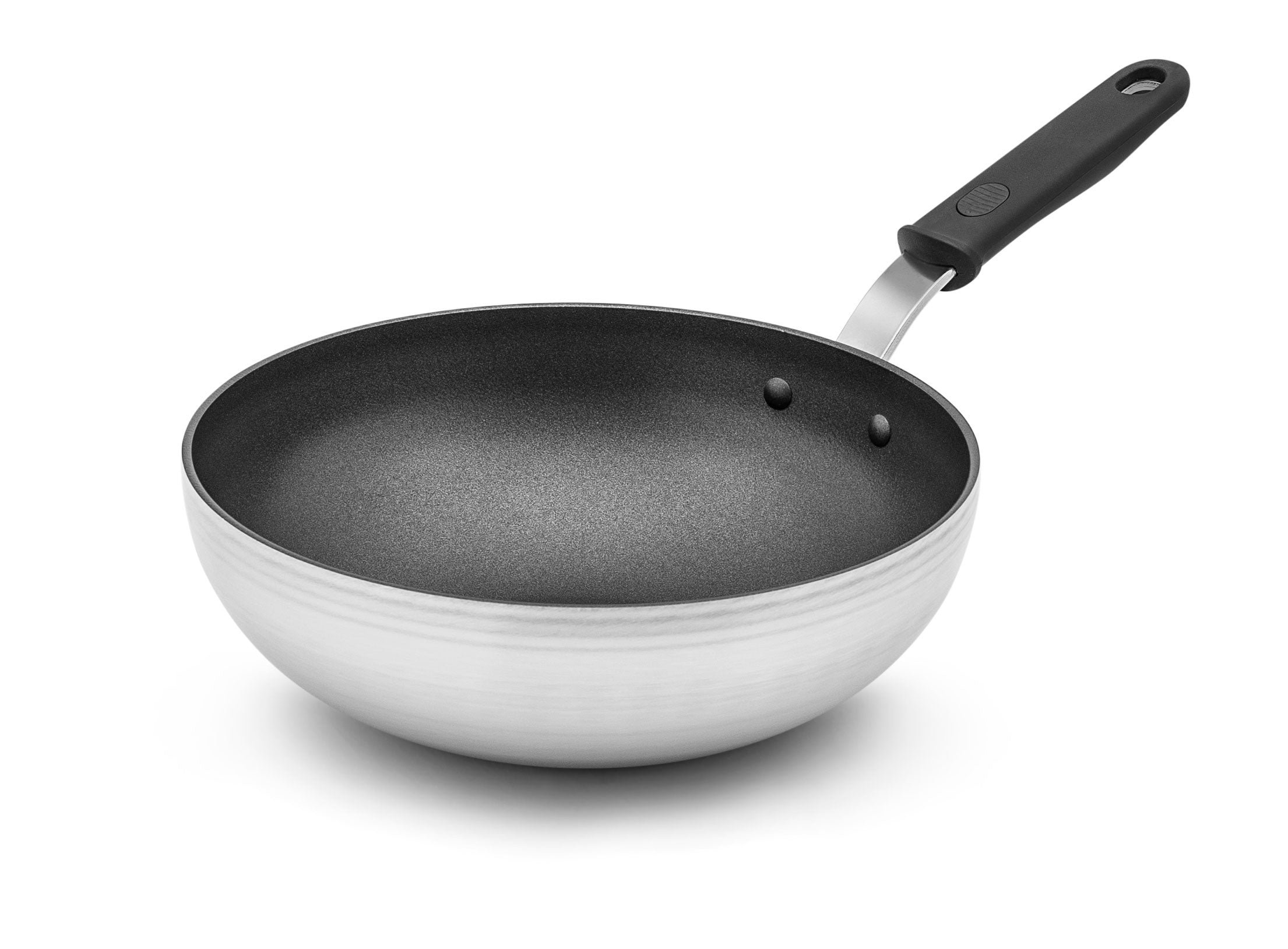 11-Inch Aluminum Stir-Fry Pan with Steelcoat X3™ Nonstick Coating and Silicone Handle