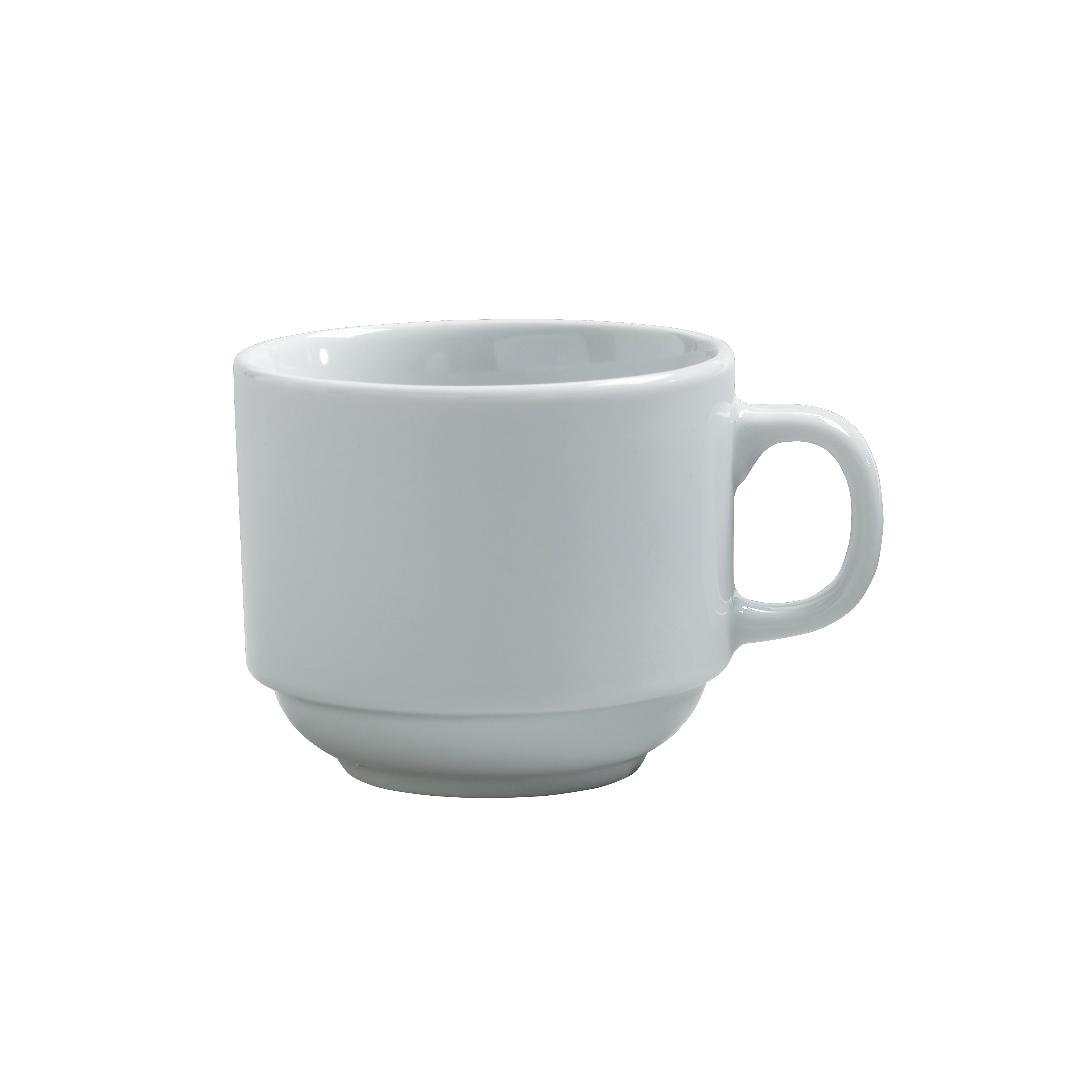 Stack Coffee Cup L 4.25" W 2.75" (7.0 Oz) Classic Cafe