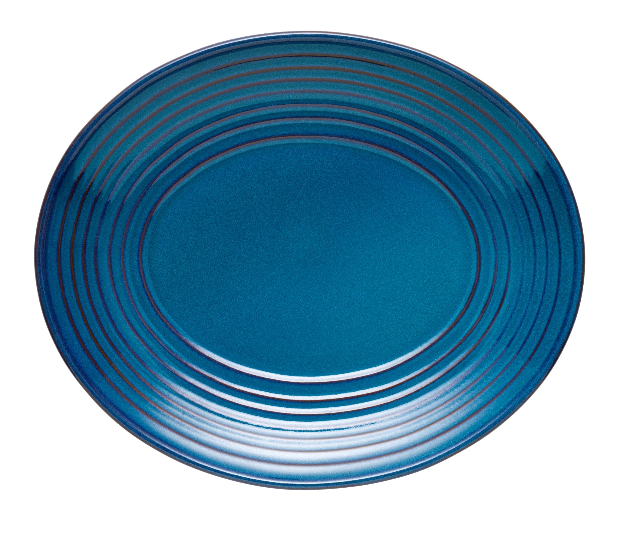 Canyonlands 12-1/8 in. x 10-1/8 in. Blue Platter