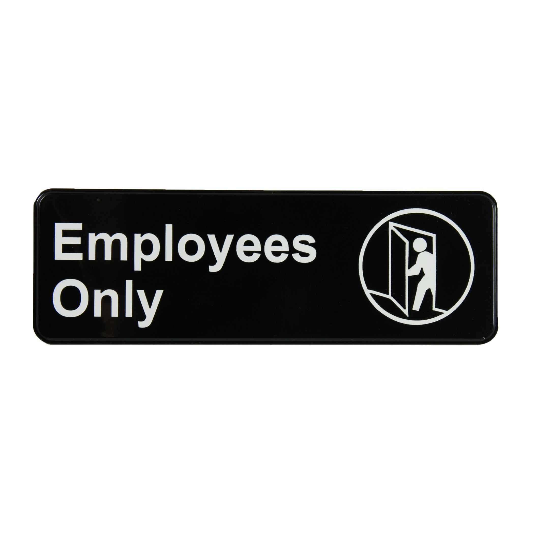 Contemporary English Symbol Signs - Employees Only