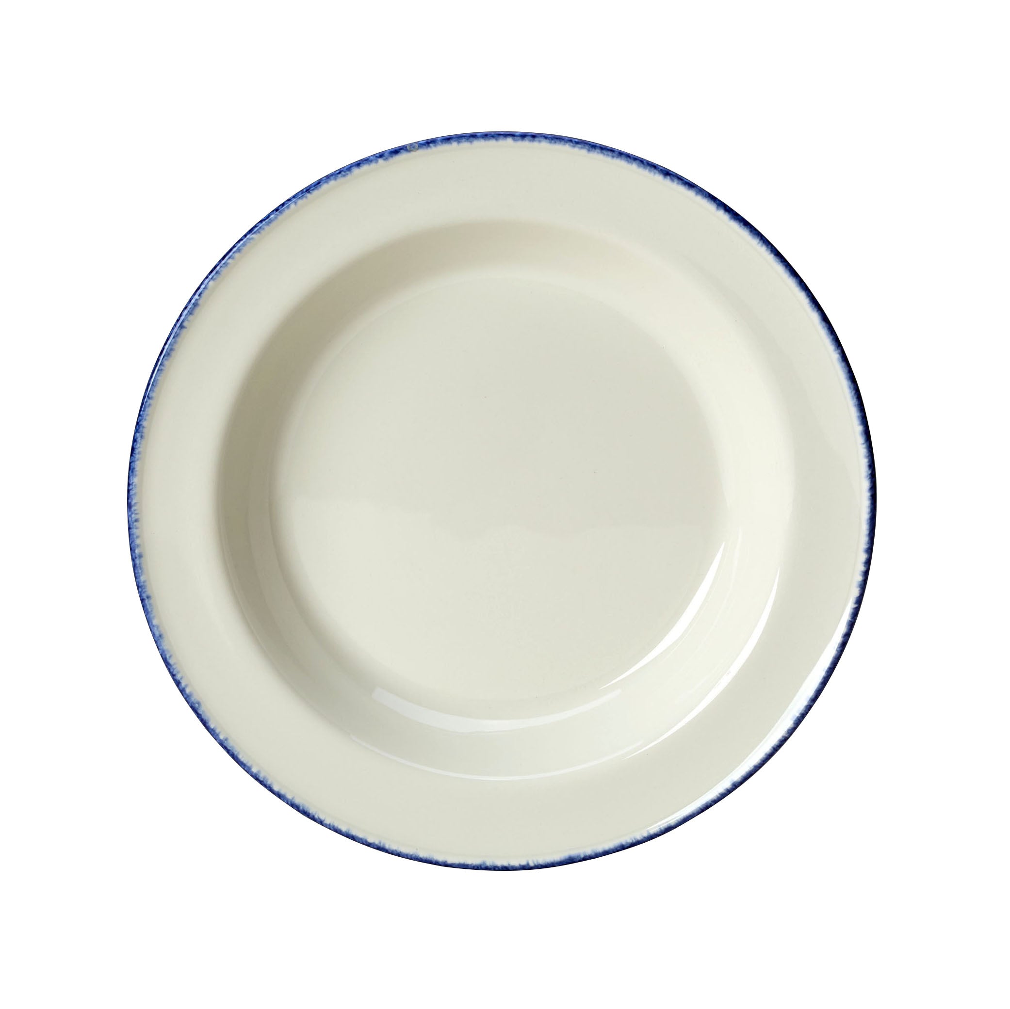 Slimline Soup Plate 8.5" Dia. (12.75 Oz) Blue Dapple