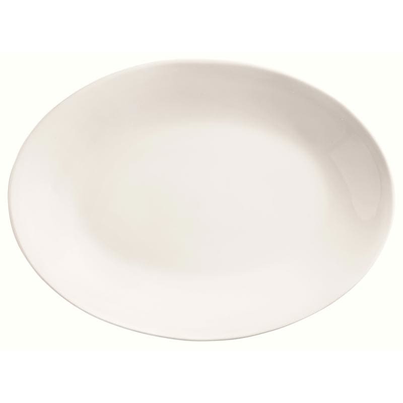 Porcelana 8" x 6-1/4" Platter, Bright White