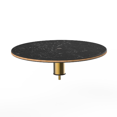 Round Low Display Shelf 24.0" Dia. Modular