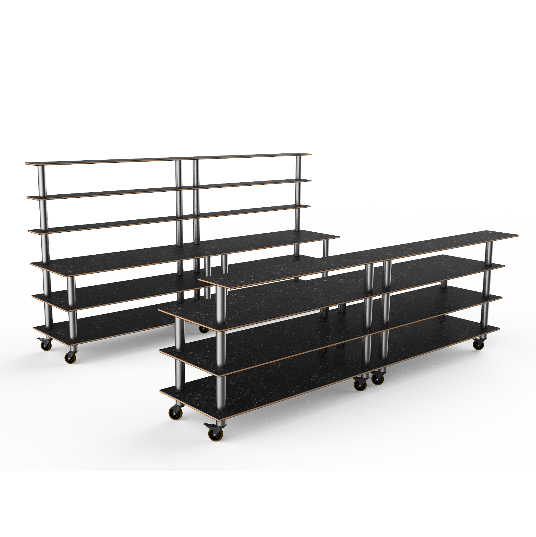 Double Bar Station L 141.75" W 34.5" Modular