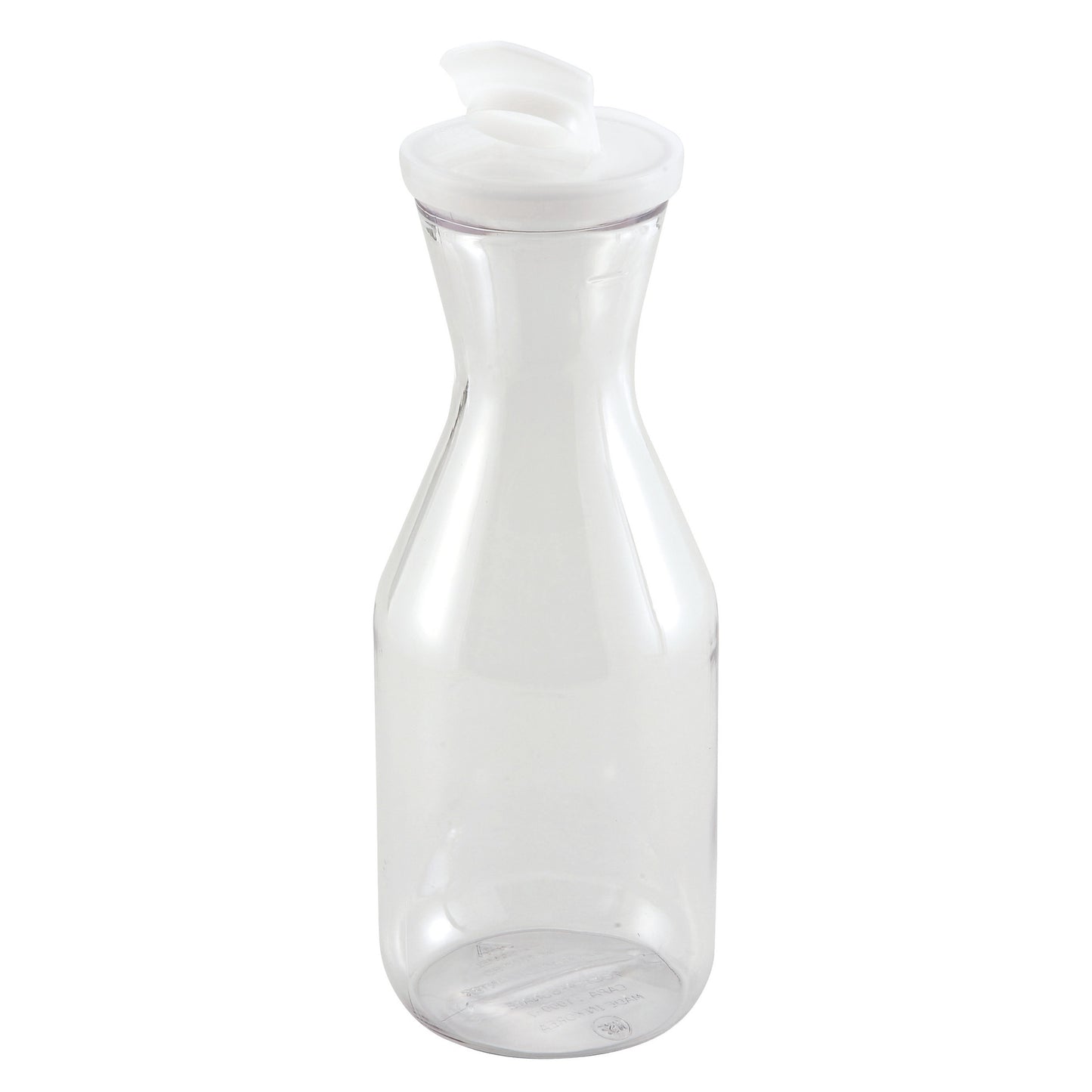 1 qt Polycarbonate Decanter with Flip-Top Lid