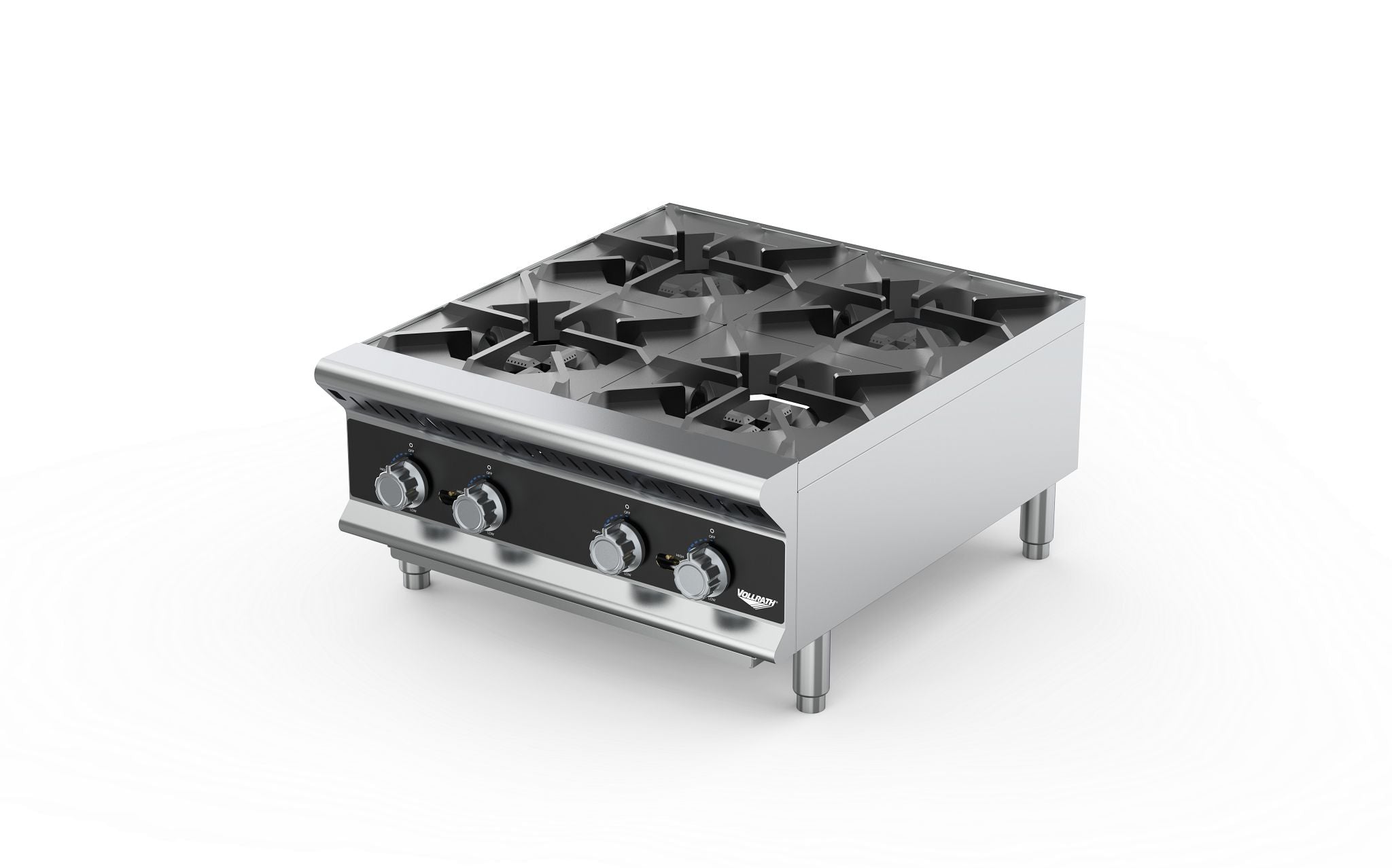 24-Inch 4-Burner Countertop Gas Hot Plate