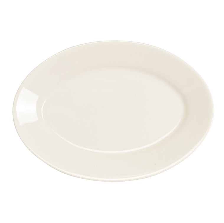 Narrow Rim Oversized Platter L 18.5" W 14.0" Undecorated