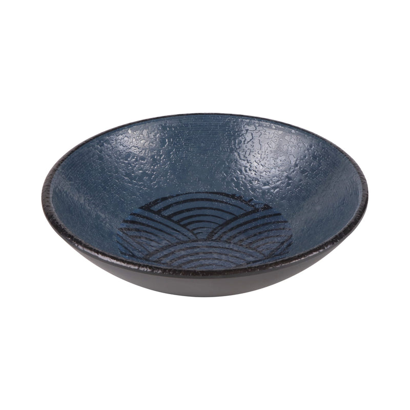 Elite Global Solutions Catalina 20 oz. Round Melamine Bowl, Dark Blue