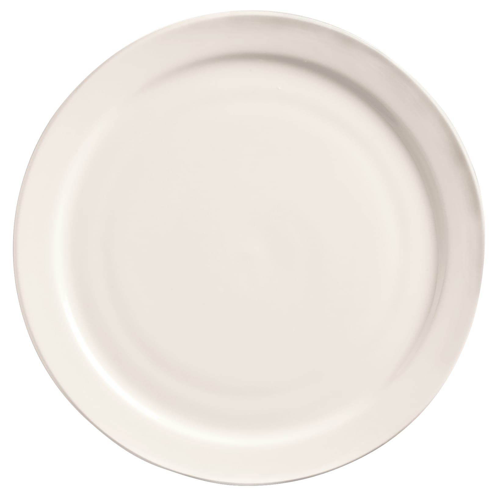 Porcelana 8-1/8" Round Narrow Rim Plate, Cream White