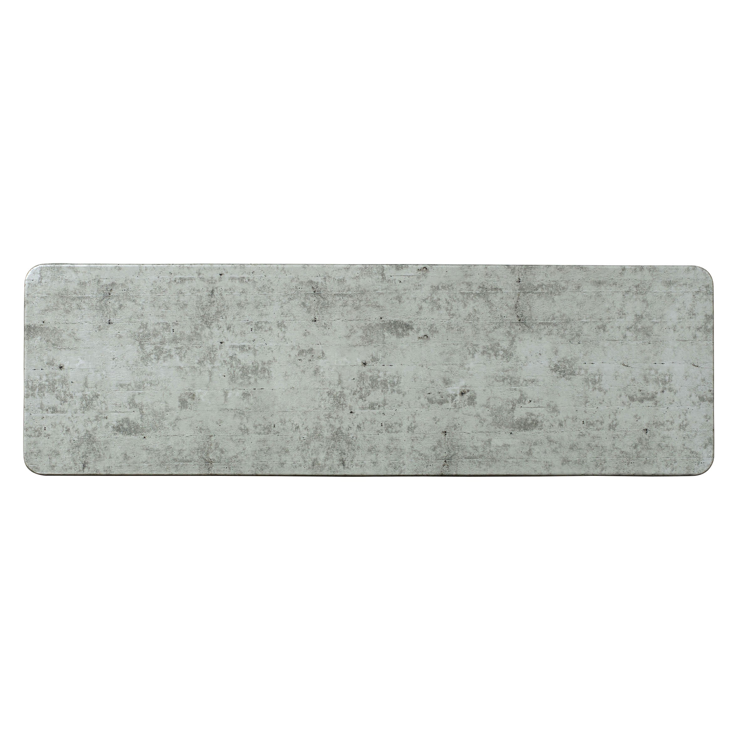 Gn 2/4 Rectangular Tray 6.375" Dia. Concrete