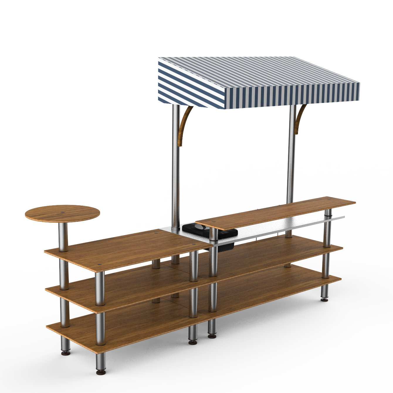 Mixology Bar Station L 125.0" W 41.0" Modular