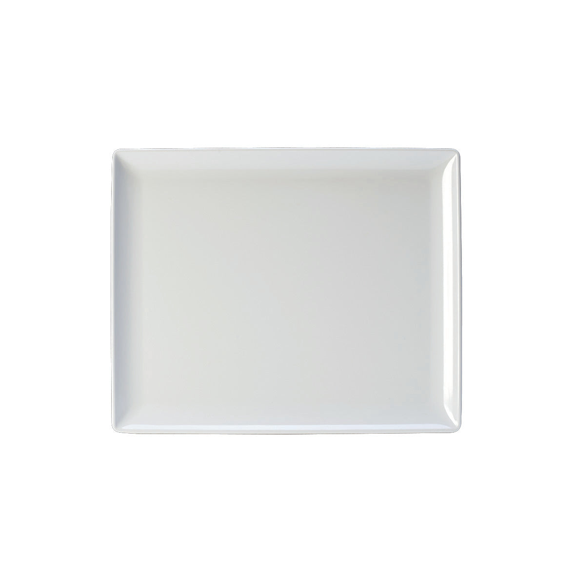 1/2 Rectangle Platter 10.5" Dia. White