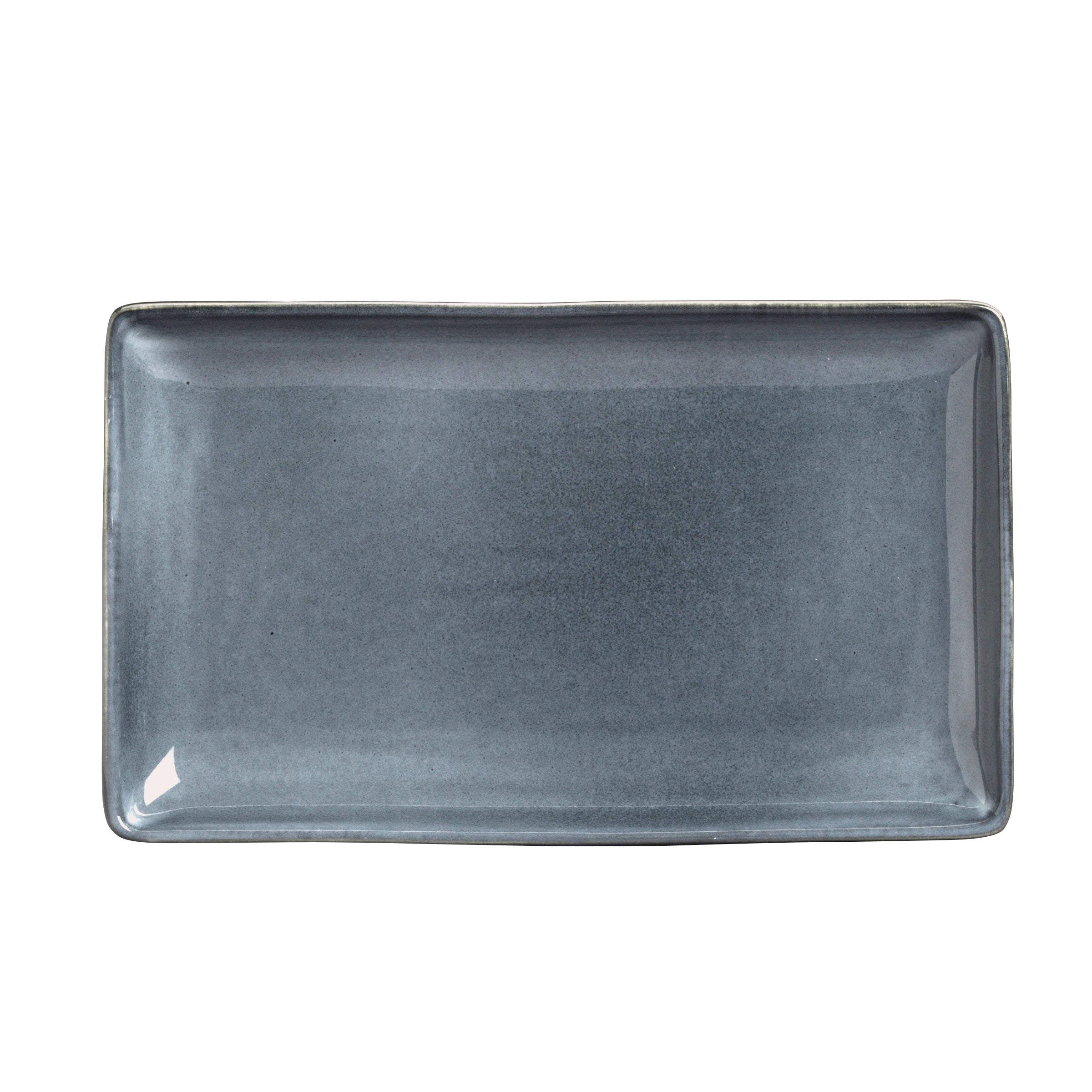 Rectangle Platter L 10.0" W 6.0" Denali Gray