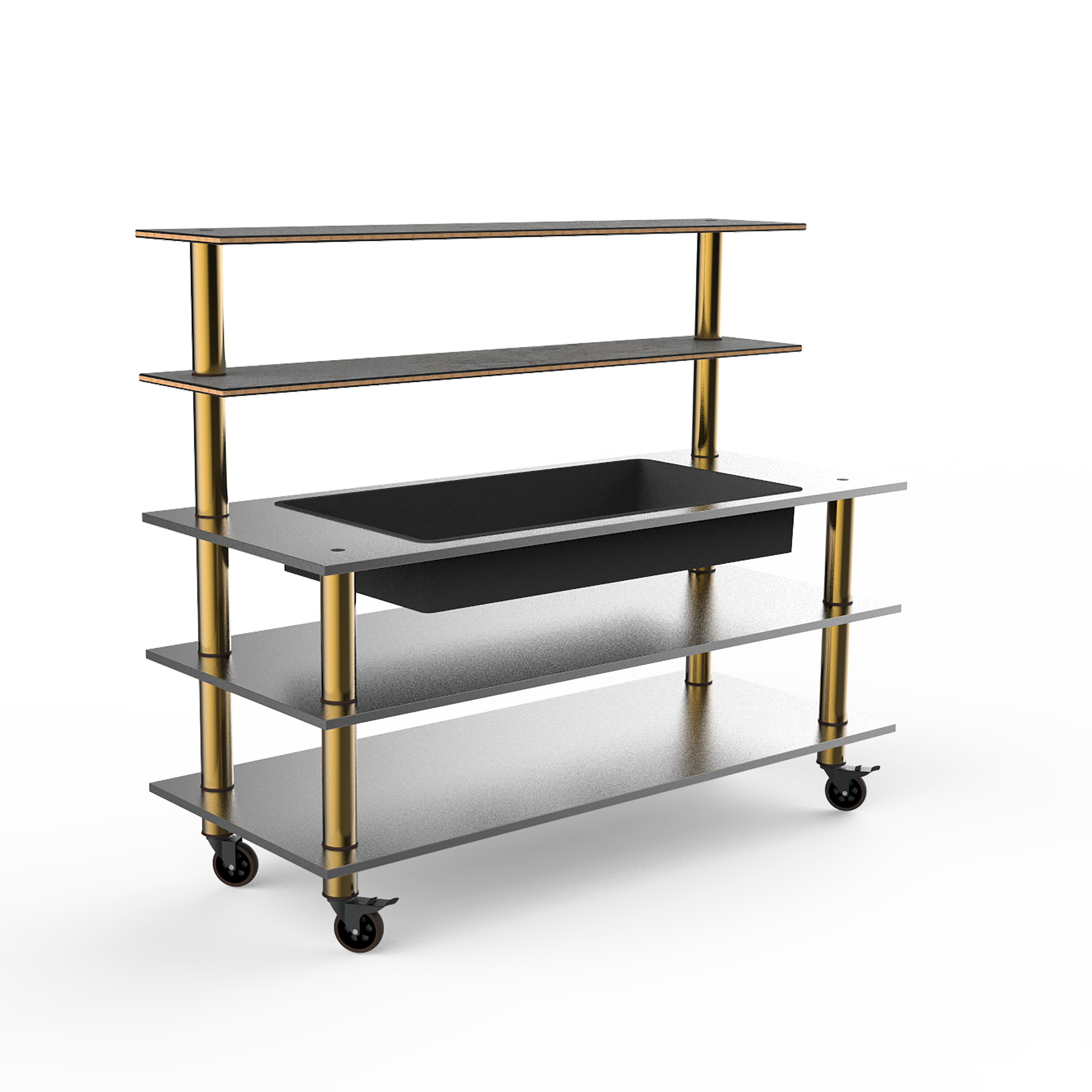 Pro Back Bar Station L 71.0" W 29.5" Modular