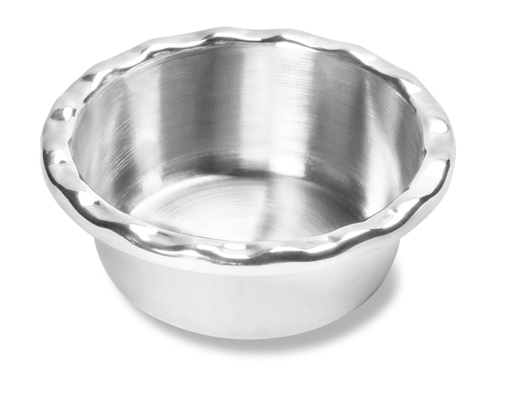 Mini Round Ruffled Edge Dish - 5.6 OZ