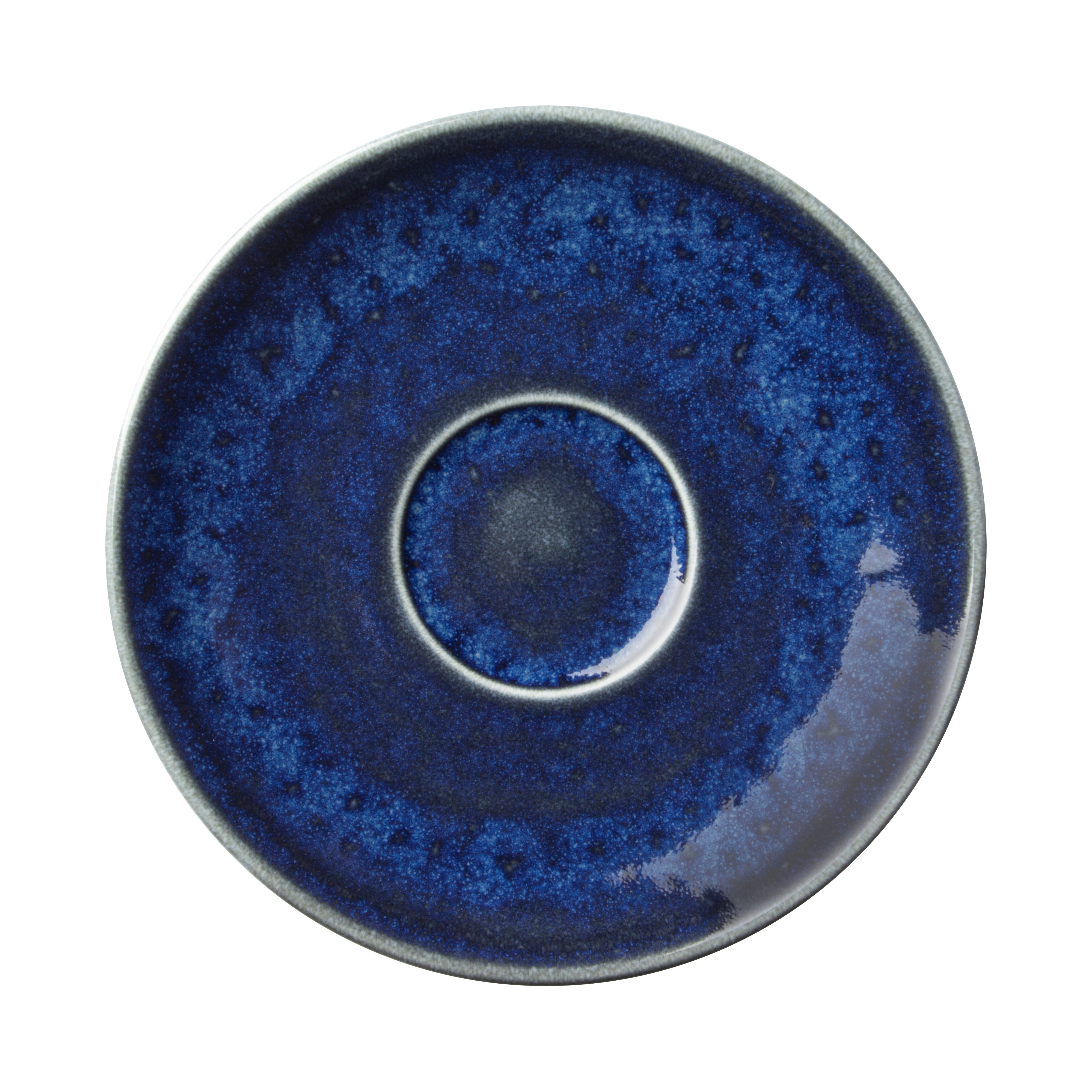 Saucer 6.0" Dia. Vesuvius Lapis