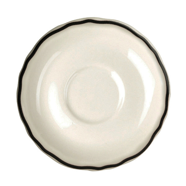 Saucer 5.625" Dia. Styleline Black