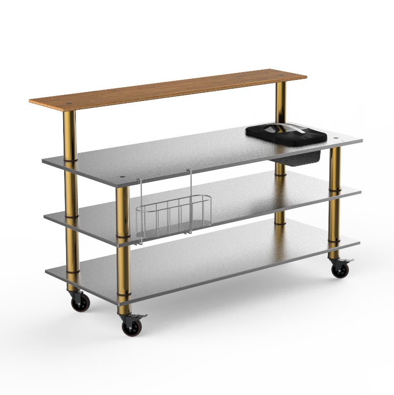 Pro Bar Station L 71.0" W 34.5" Modular