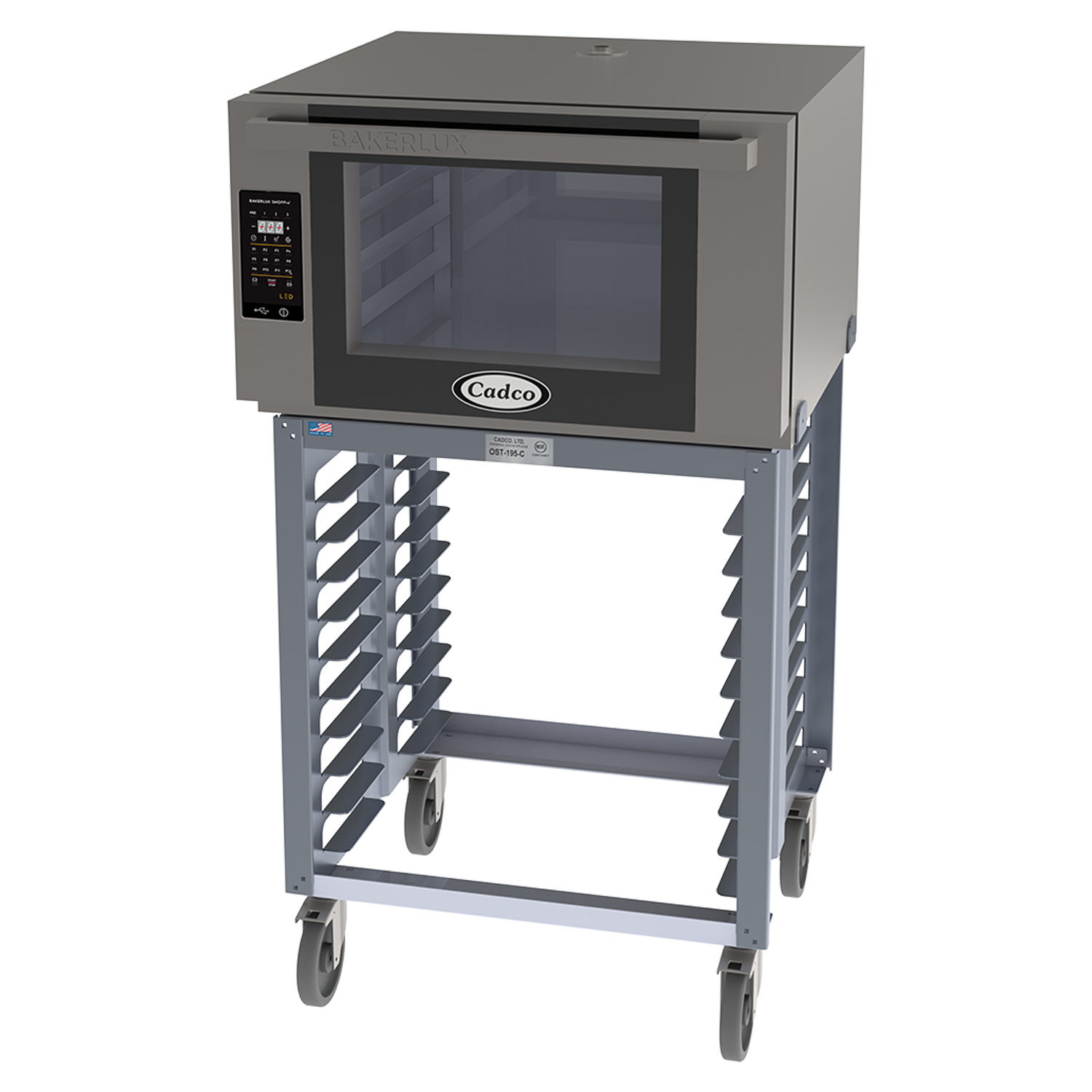 Bakerlux™ LED Heavy-Duty Convection Oven, electric, single full size with stand