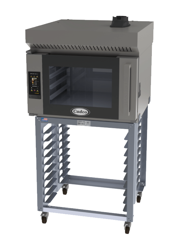Bakerlux™ TOUCH Heavy-Duty Convection Oven, electric, single full size with stand & ventless hood