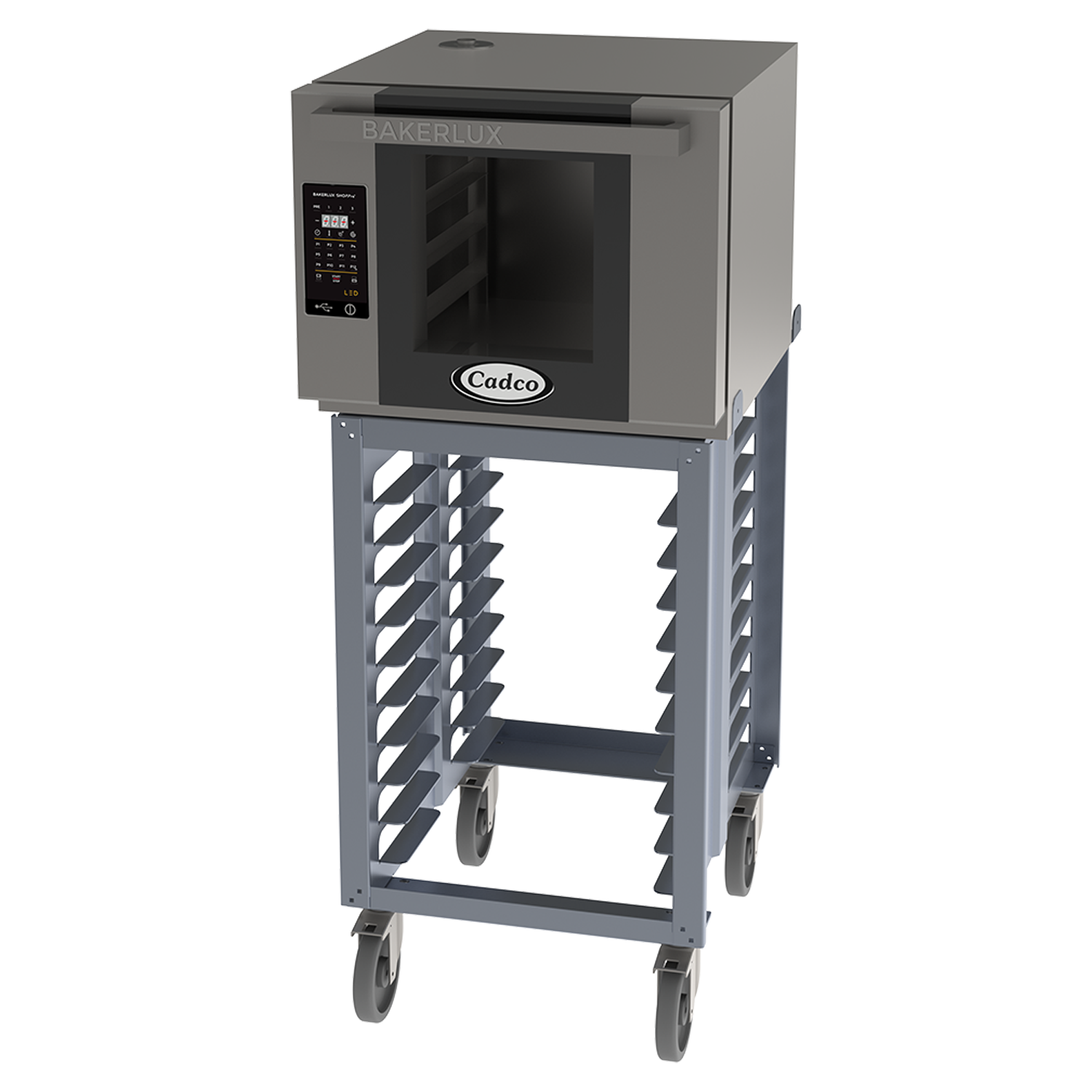 Bakerlux™ LED Heavy-Duty Convection Oven, electric, single half size with stand