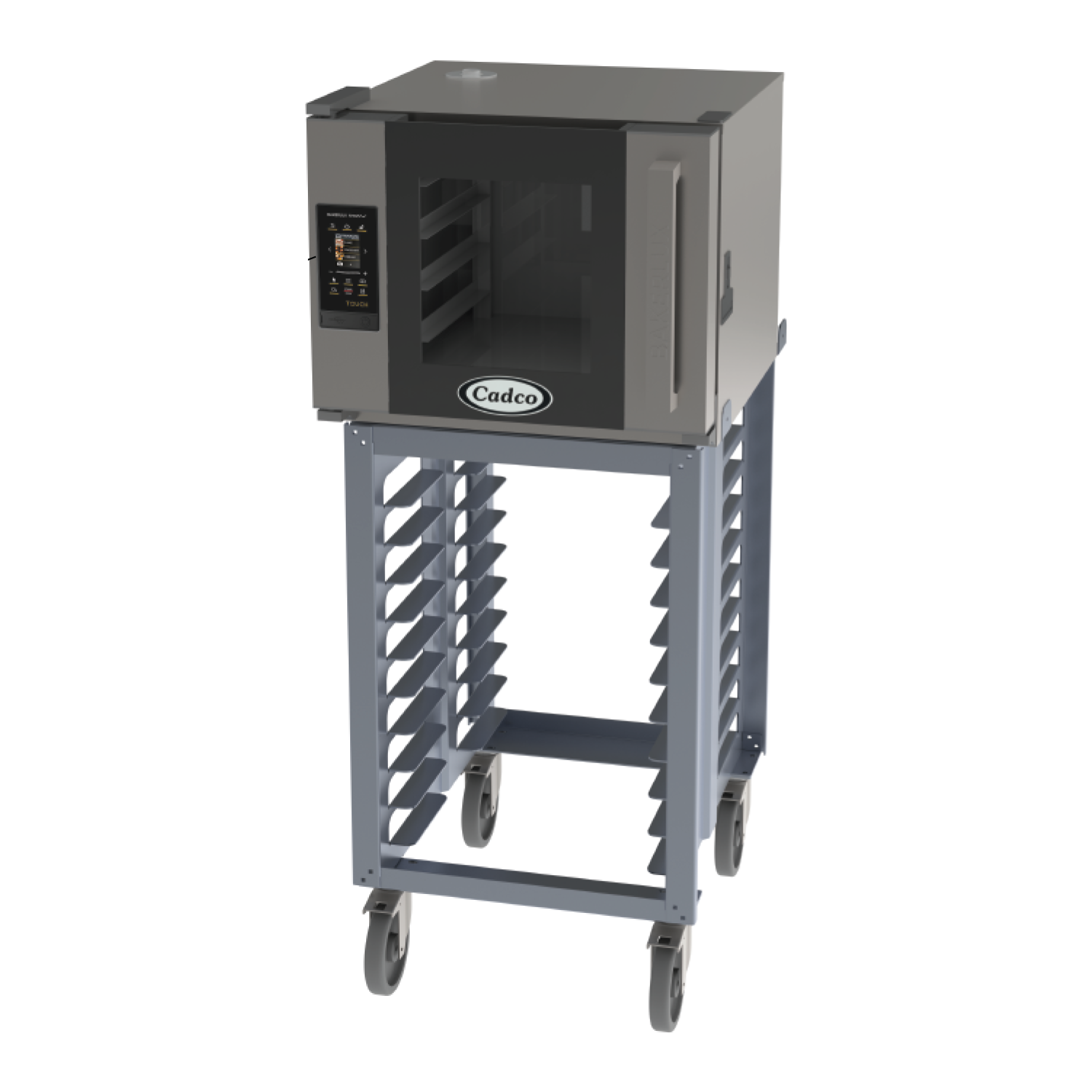 Bakerlux™ TOUCH Heavy-Duty Convection Oven, electric, single half size with stand