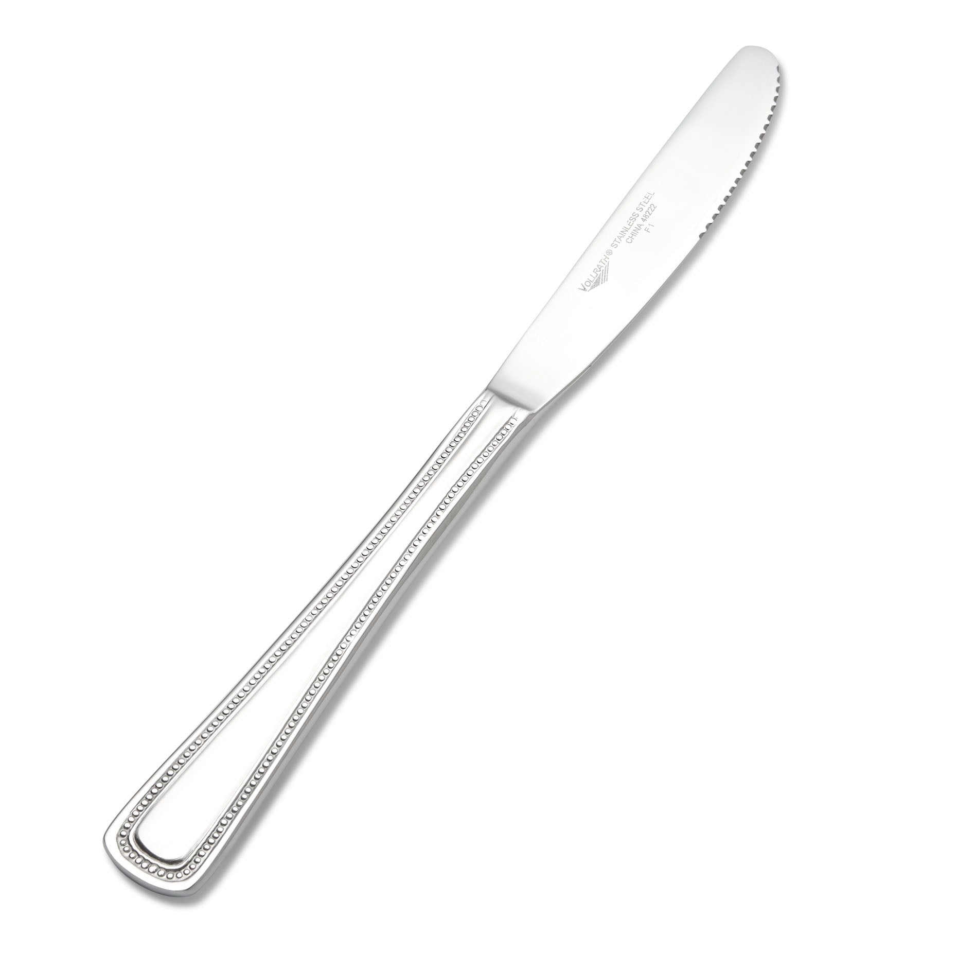 8 ⅞-inch brocade stainless steel dinner knife