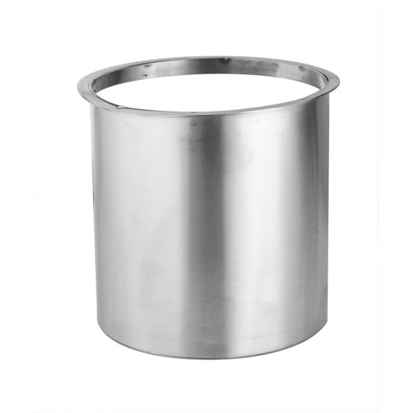 Skyra Wynwood 4-1/4" Round Fuel Holder, Brushed Stainless Steel