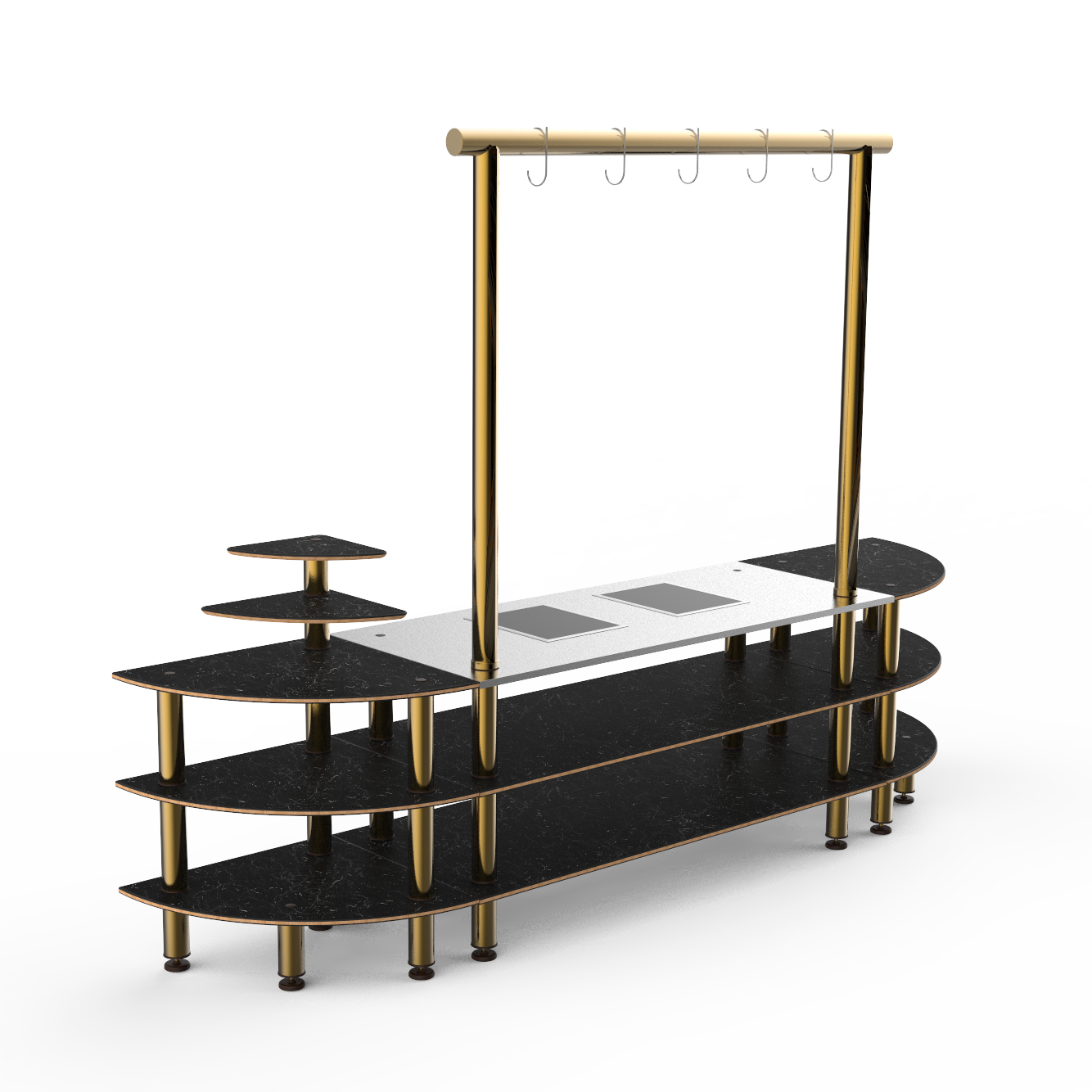 Streamline Arch Induction Station L 130.0" W 29.5" Modular