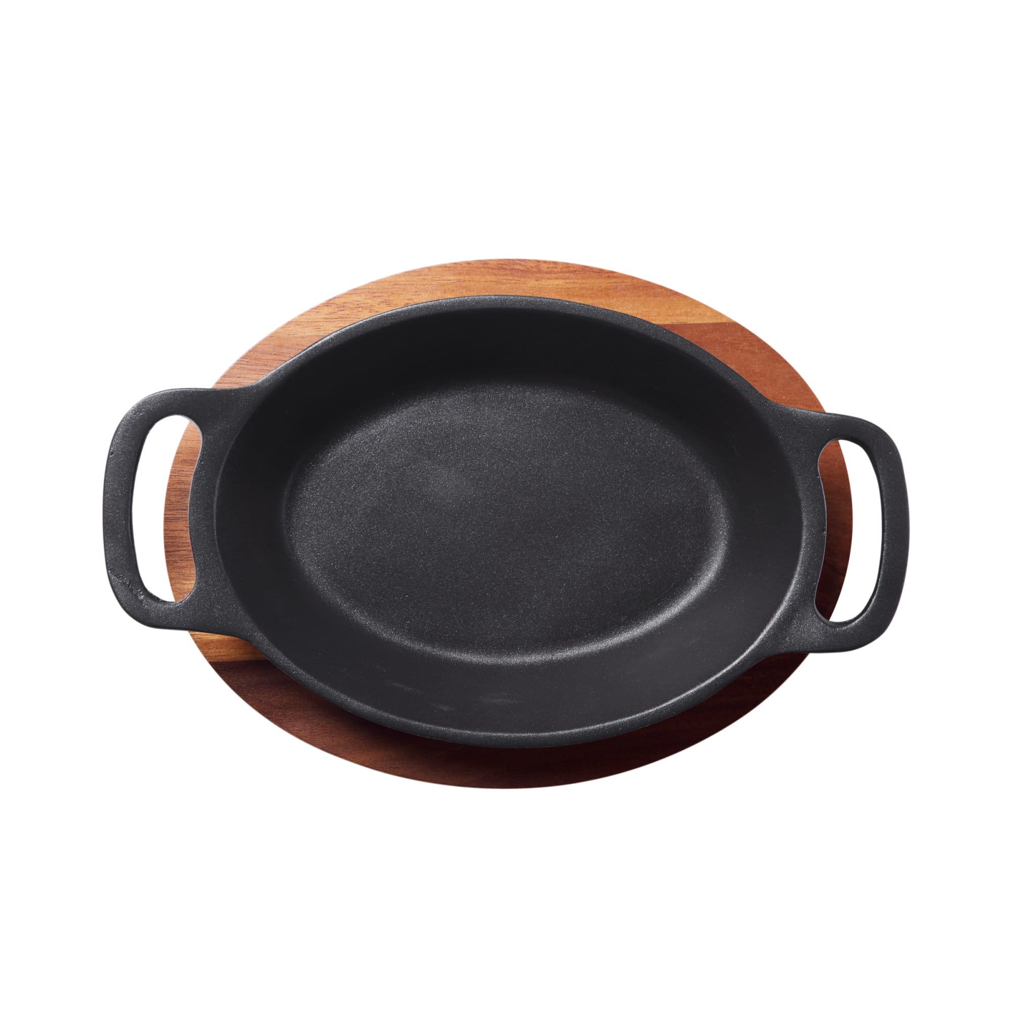 Heiss™ Acacia Wood Underliner for 16 oz. Oval Skillet